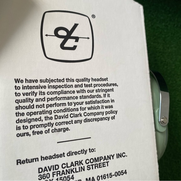 David Clark Headsets 40301G-03 Noise Reduction Rating - Picture 6 of 7